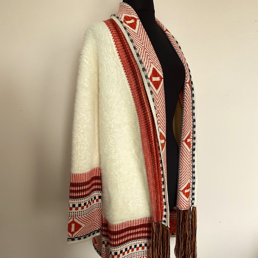 NWT Maxsport Long Boho Cardigan Peruvian sz M